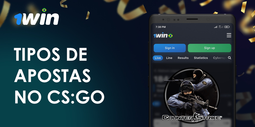 CS:GO tipos de apostas disponíveis em 1Win